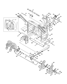 Auger And Housing Diagram and Parts List for 2X524WE (31AM63SR710-31AM63SR713-31AM63SR756)(2014) Cub Cadet Snow Blower